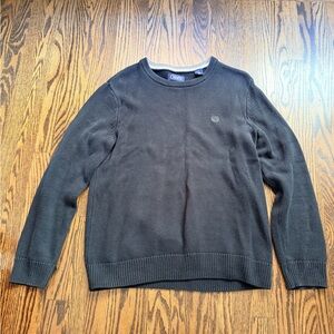 Chaps Black Crewneck Men's Sweater